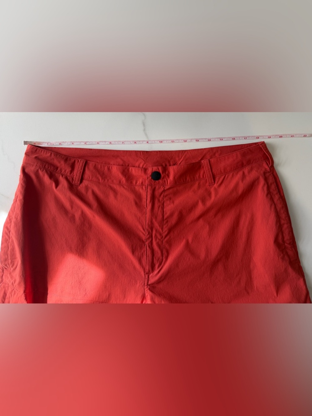 The North Face Men's Coral-Red Flat Front Shorts - Picture 4 of 14